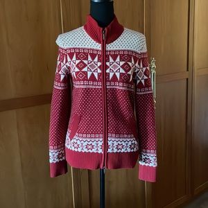 Brooks brother wool zip up sweater